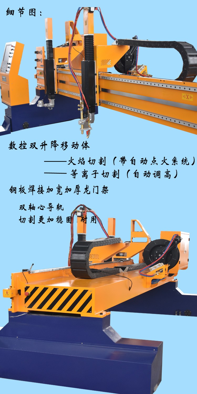 XRSK-LMS重型龍門式數(shù)控切割機細節(jié)圖
